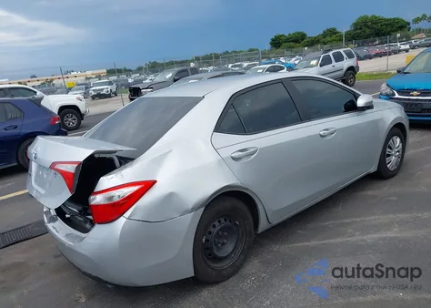 2015 Toyota Corolla L from USA, damaged, VIN 5YFBURHE2FP353081